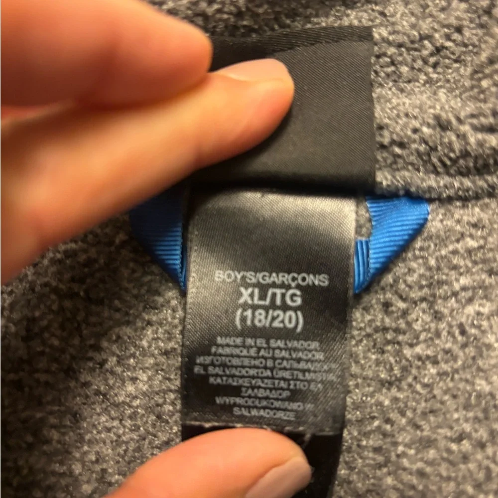 The North Face Gray Jacket with Blue Detail - Picture 2 of 3